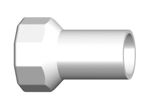 SYGEF Standard manicotto di passaggio filettatura femmina cilindrica Rp-GF-Tubiplast